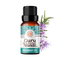 GuruNanda Rosemary Essential Oil - 100% Pure & Natural, Undiluted, Non-GMO - for Hair, Skin & Aromatherapy Diffuser - 15ML