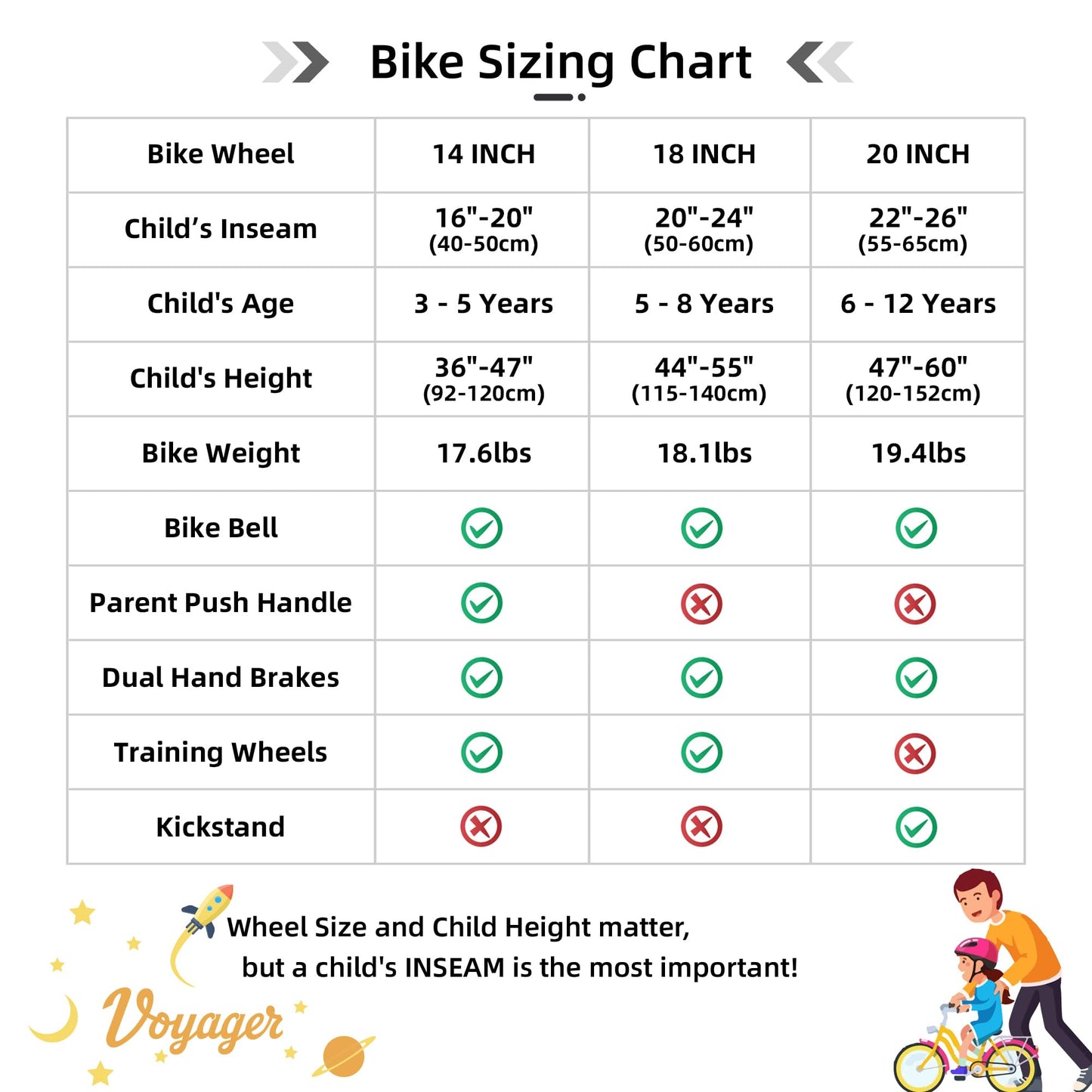 JOYSTAR Voyager 18 Inch Girls Bike with Training Wheels Lightweight Aluminum Frame Girls Bikes Ages 5-8 Years Kids' Bicycle Purple