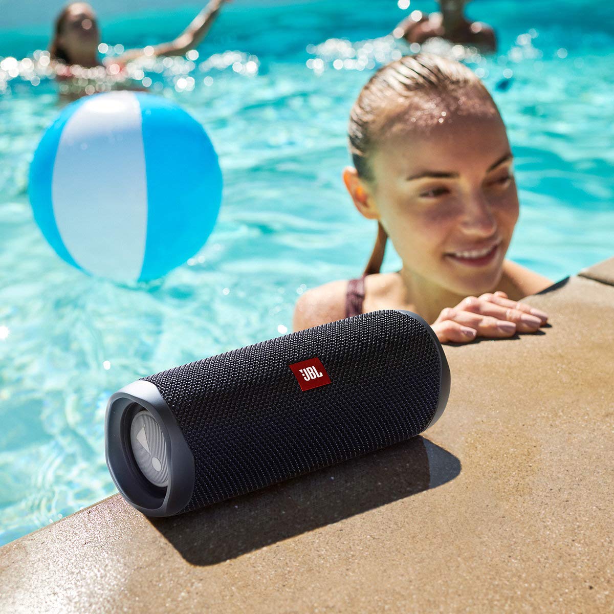 JBL Flip 5 Waterproof Portable Bluetooth Speaker - Black (Refurbished)