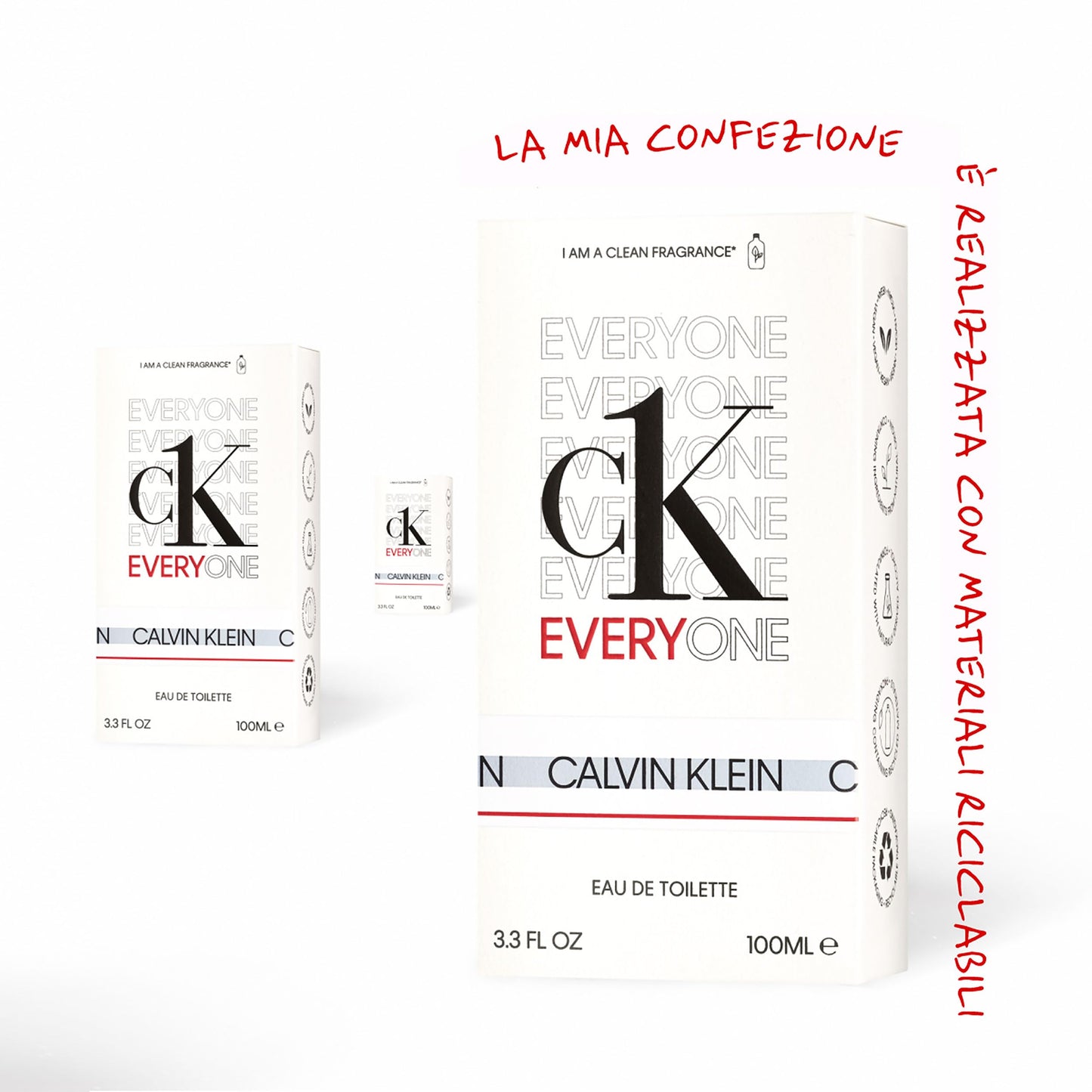 Calvin Klein CK Everyone Unisex Eau de Toilette, 3.3 Fl Oz