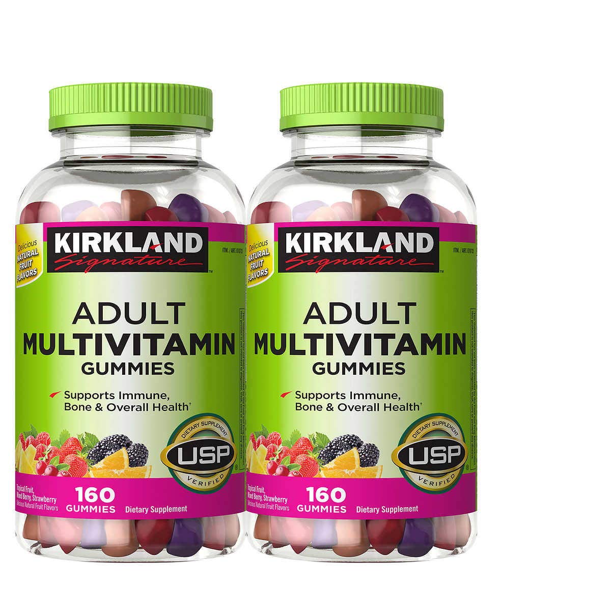 Kirkland Signature Adult Multi Gummies - 320 ct - 2 pk