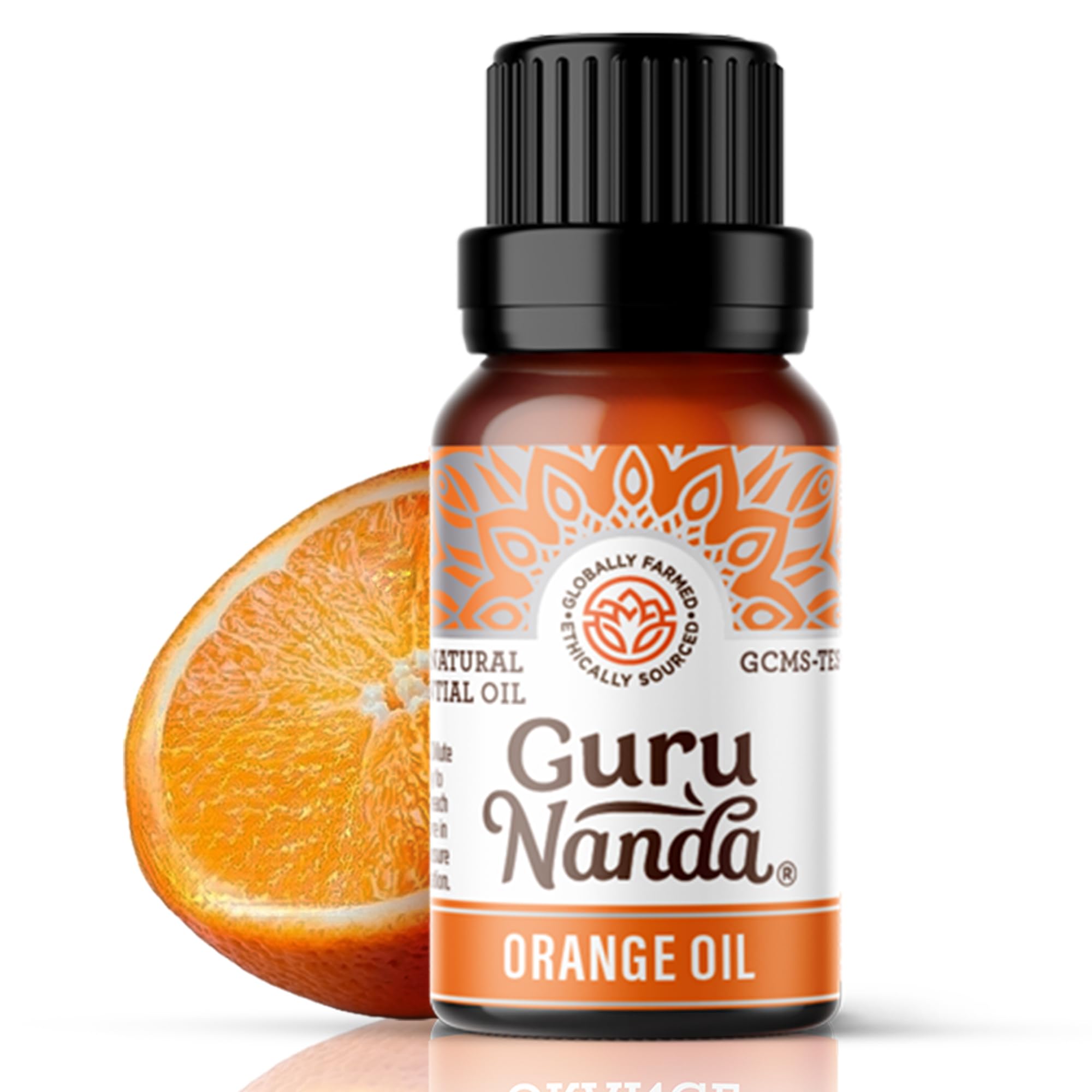 GuruNanda Orange Essential Oil (15mL) - 100% Pure & Natural - Undiluted - Premium Aromatherapy for Diffuser