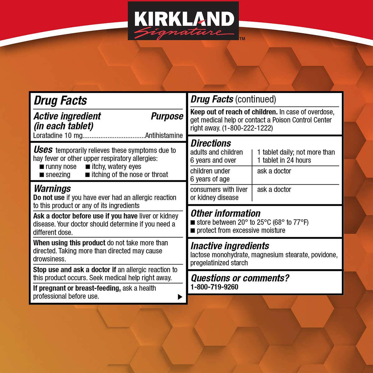 Kirkland Signature AllerClear, 365 Tablets