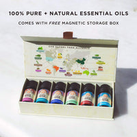 Guru Nanda (Set of 6) Therapeutic Grade Essential Oil Blends - 100% Pure & Natural Aromatherapy Blends for Oil Diffusers & Topical Use & Menthol Vaporizer Pads, 18 Count