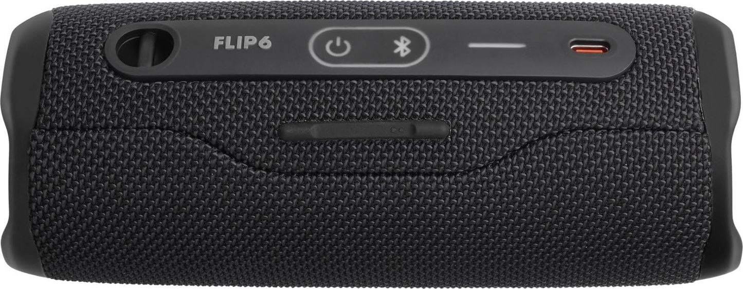 JBL Flip 6 - Portable Bluetooth Speaker, Powerful Sound and deep bass, IPX7 Waterproof, 12 Hours of Playtime- Black (Refurbished)