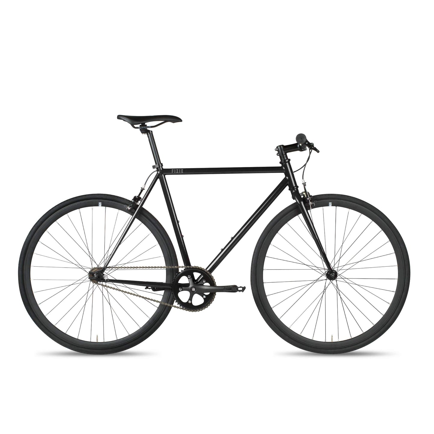 6KU Fixed Gear Single Speed Urban Fixie Road Bike, Slate L/55cm