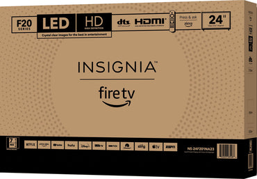 INSIGNIA 24-inch Class F20 Series Smart HD 720p Fire TV with Alexa Voice Remote (NS-24F201NA23, 2022 Model)