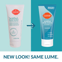 Lume Acidified Body Cream - Smooth Appearance of Rough, Bumpy Skin - Paraben Free, Lanolin Free, Skin Safe - 6 ounce (Unscented)