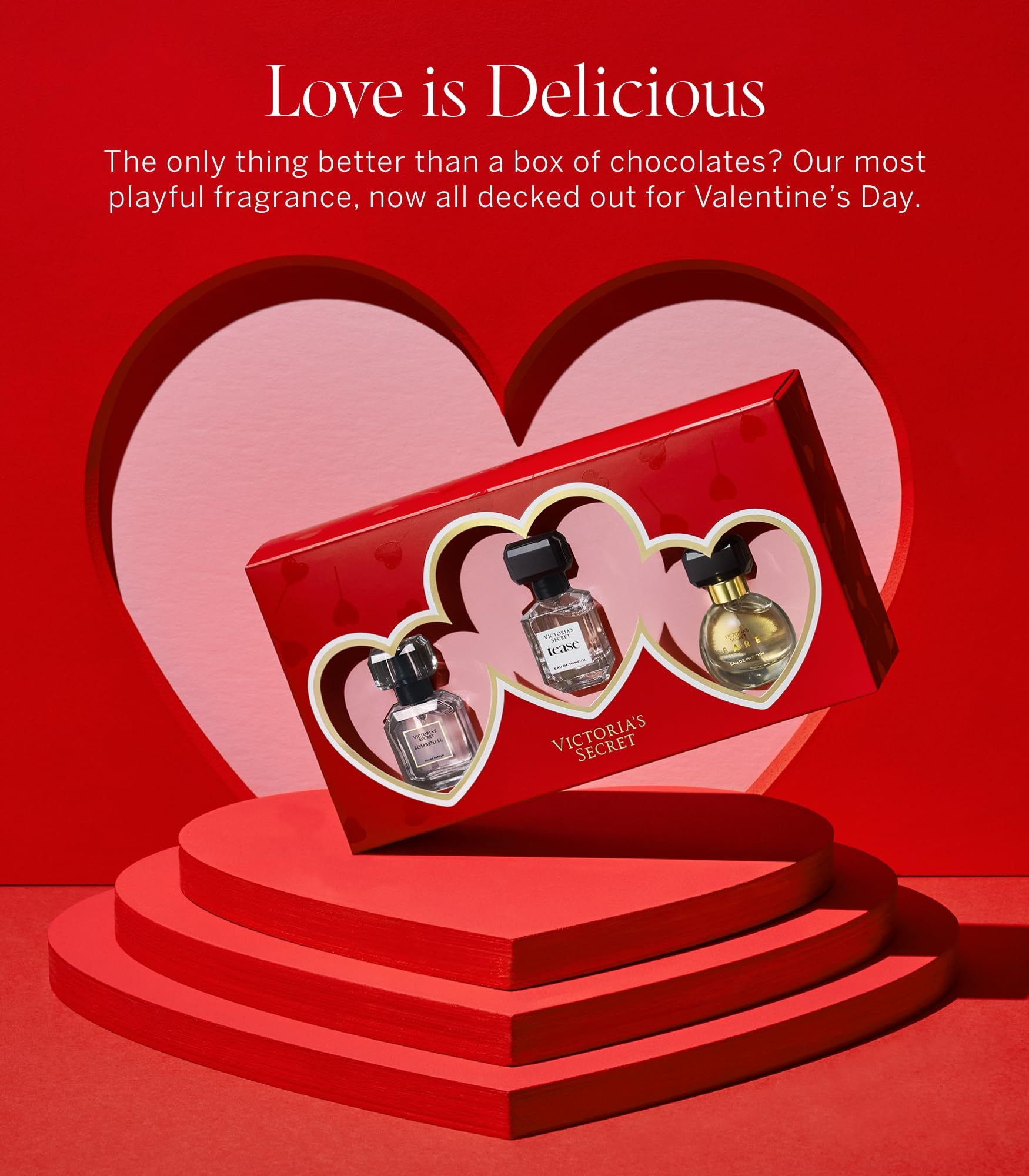 Victoria's Secret Deluxe Mini Fragrance Trio, Eau de Parfume