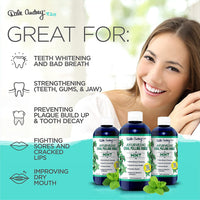 Dale Audrey Oil Pulling for Teeth and Gums | Made in USA Mint Flavored Organic Sesame Oil Pulling| Ayurvedic Oil Pulling Rinse to Whiten Your Teeth & Freshen Your Breath