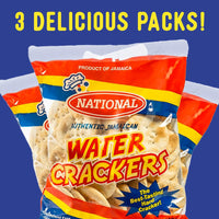 National Jamaican Water Cracker 3 Pack