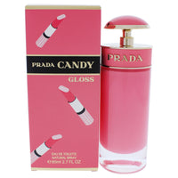 Prada Candy Gloss Eau de Toilette Spray for Women 2.7 Ounce