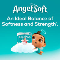 Angel Soft Toilet Paper, 6 Super Mega Rolls = 36 Regular Rolls, 6 Count (Pack of 1)