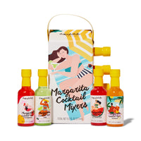 Thoughtfully Cocktails, Margarita Mixer Gift Set, 2.3 Ounces Each, Flavors Include Blood Orange, Strawberry, Mango, Watermelon, and Lime, Includes Rimming Salt, Pack of 5 (Contains NO Alcohol)