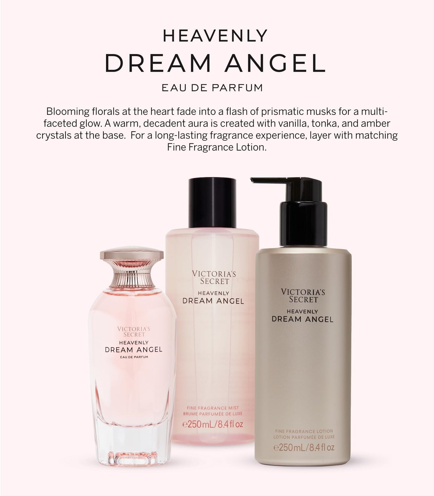 Victoria's Secret Dream Angel Fine Fragrance 8.4oz Mist