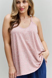 HOPELY High Love Spaghetti Strap V-Neck Top