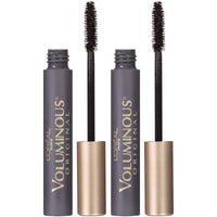 L'Oreal Paris Makeup Voluminous Original Mascara, Black Brown, 0.28 Fl Oz (Pack of 2)