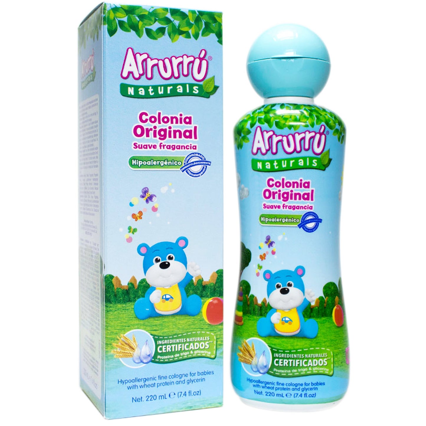 Arrurru Naturals Original Cologne for Babies~Colonia Original Ninos 7.4oz#