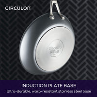 Circulon A1 Series with ScratchDefense Technology Nonstick Induction Cookware/Pots and Pans Set, 9 Piece, Graphite