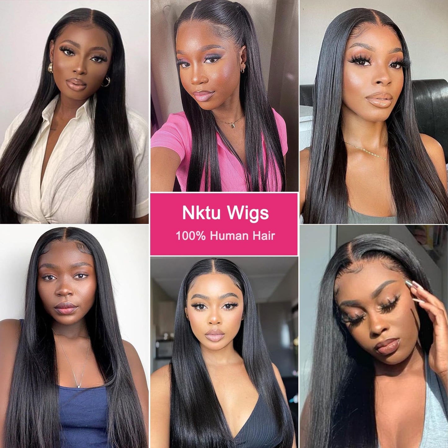 NKTU Lace Front Wigs Human Hair 13x4 Straight HD Transparent Lace Frontal Wigs for Women Human Hair Glueless Pre Plucked with Baby Hair 160 Density (28 Inch, Straight Wigs)