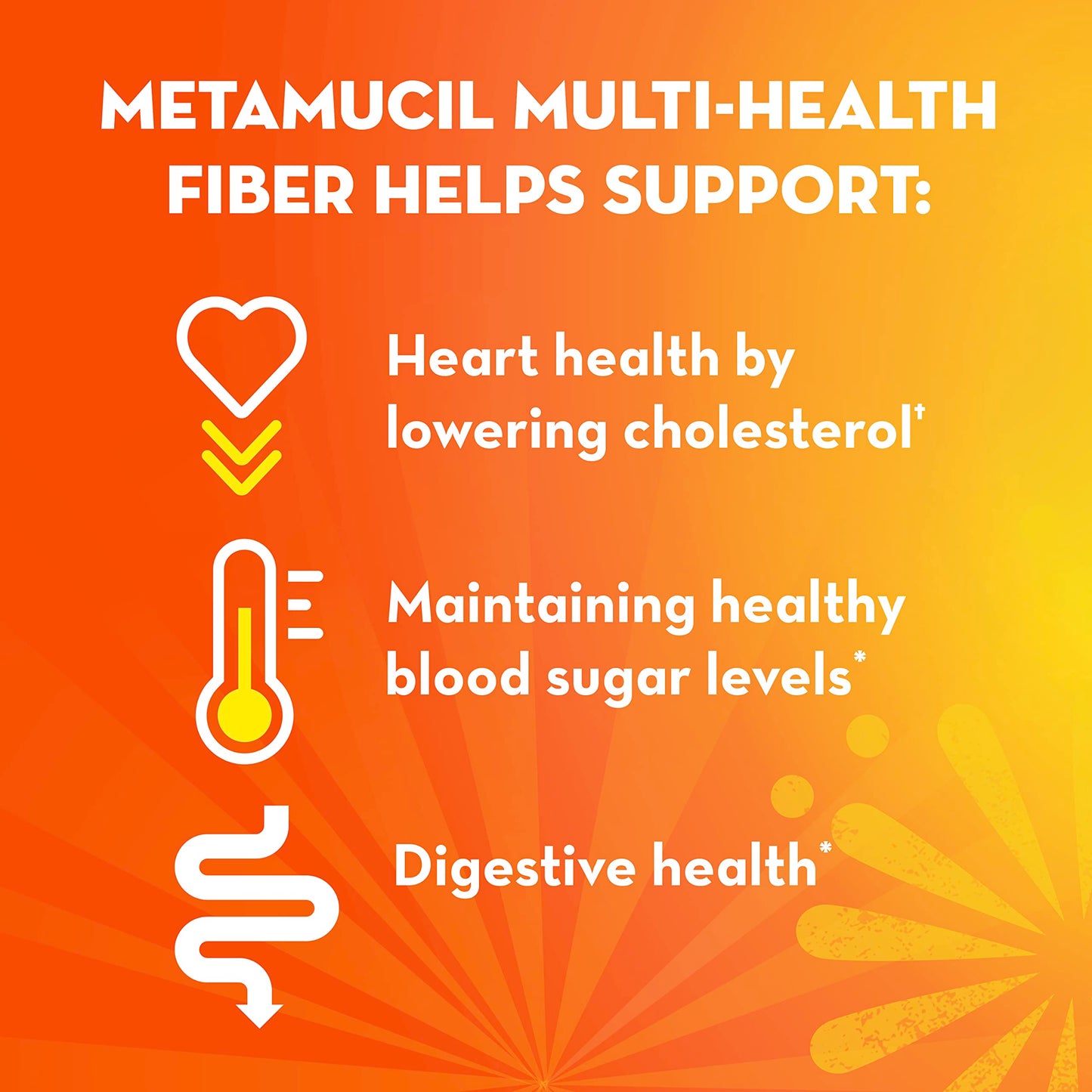 Metamucil, Daily Psyllium Husk Powder Supplement, 3-in-1 Fiber for Digestive Health, Plant Based Fiber, 300ct Capsules (Packaging May Vary)