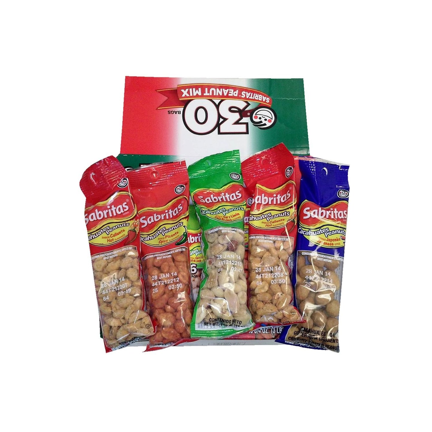 Sabritas Peanuts Variety Pack (30 ct.)