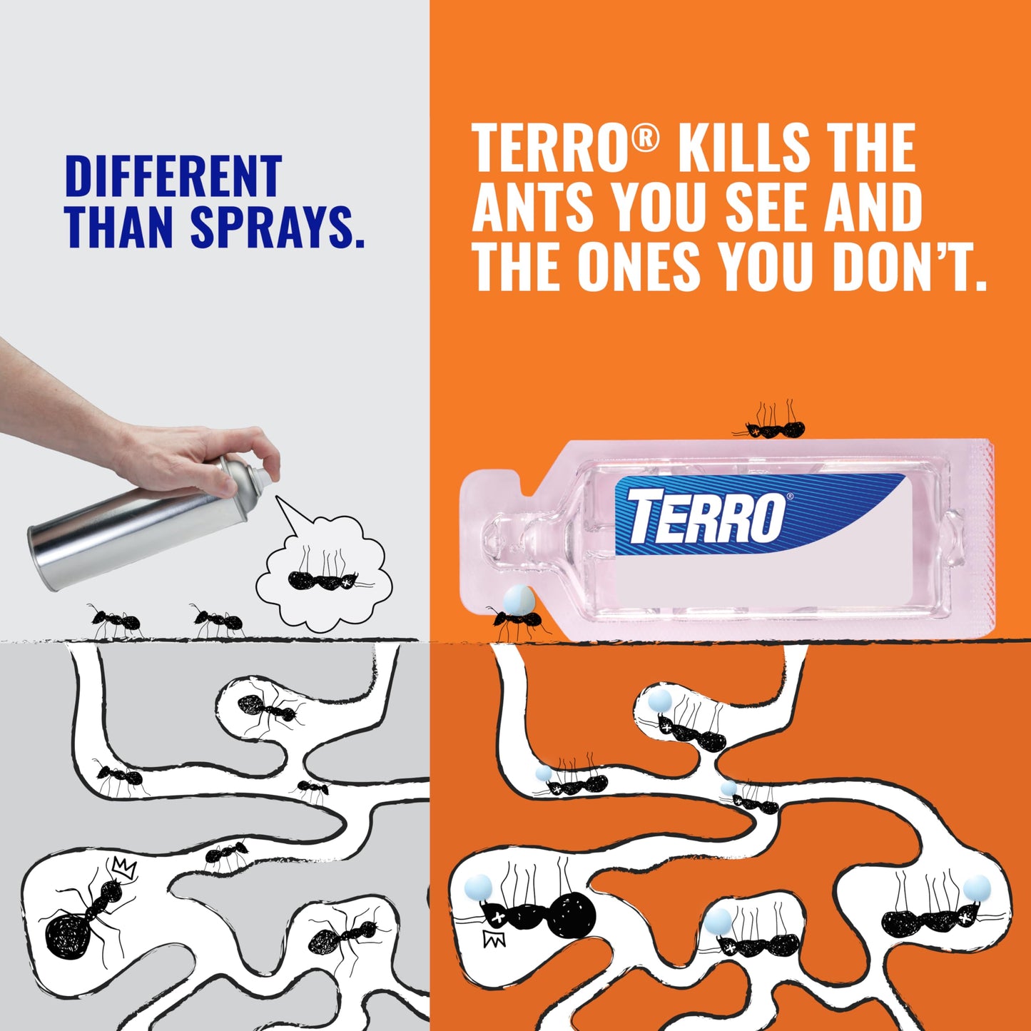 TERRO T300B Liquid Ant Killer, 12 Bait Stations