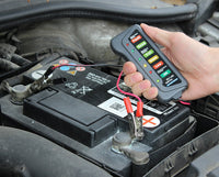 CARTMAN 12V Car Battery Alternator Tester, Test Battery Condition & Alternator Charging, LED Indication