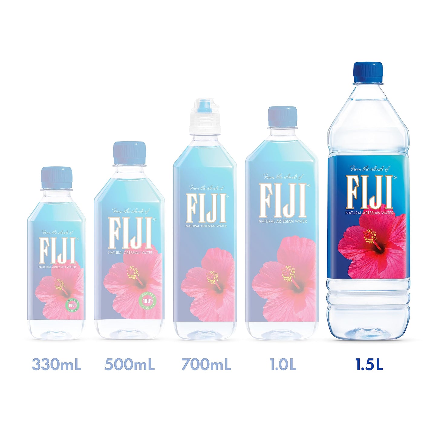 FIJI Natural Artesian Bottled Water 1.5 Liters / 50.7 Fl Ounce (Pack of 12)