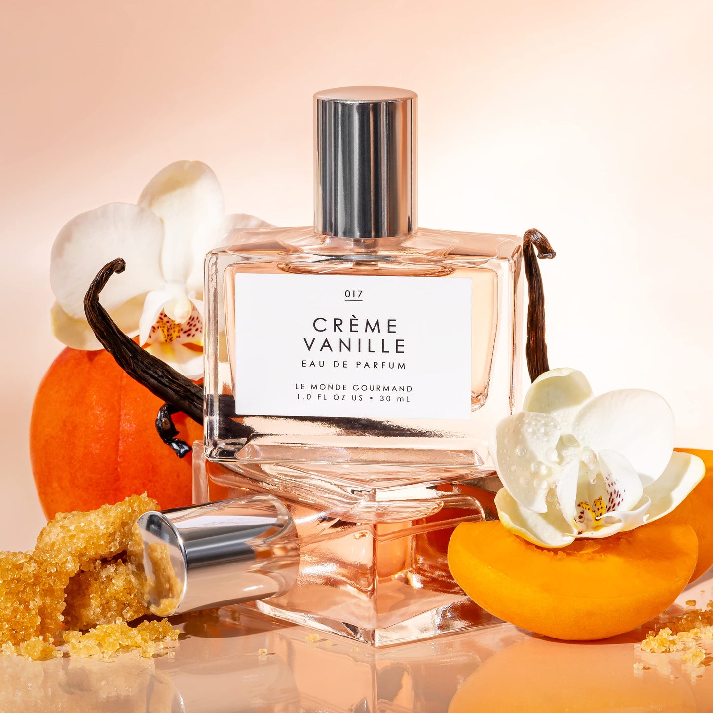 Le Monde Gourmand Crème Vanille Eau de Parfum - 1 fl oz (30 ml) - Vanilla, Floral, Sweet Fragrance