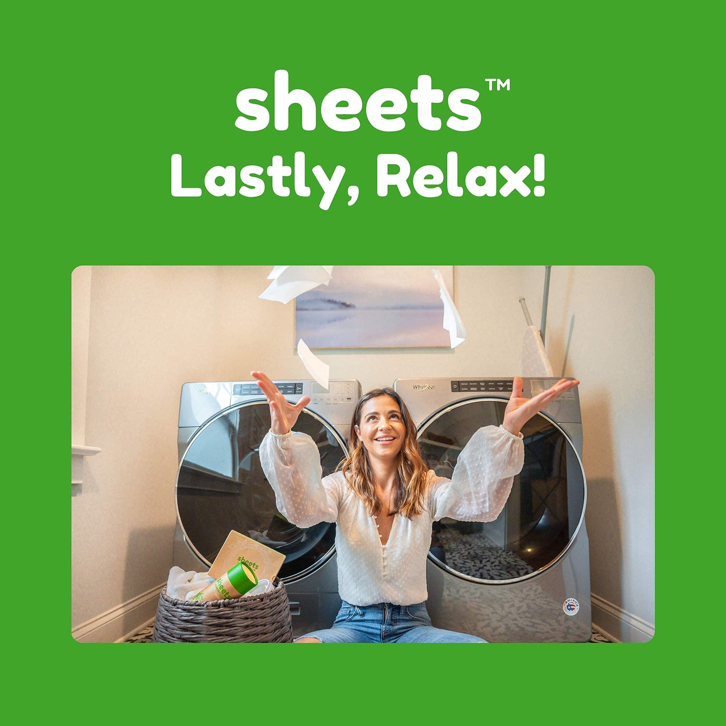 Sheets Laundry Club - As Seen On Shark Tank - Laundry Detergent - (Up to 100 Loads) 50 Laundry Sheets- Fresh Linen Scent - No Plastic Jug - New Liquid-Less Technology - Lightweight - Easy To Use -