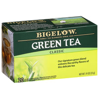 Bigelow Tea Classic Green Tea, Caffeinated, 20 Count (Pack of 6), 120 Total Tea Bags