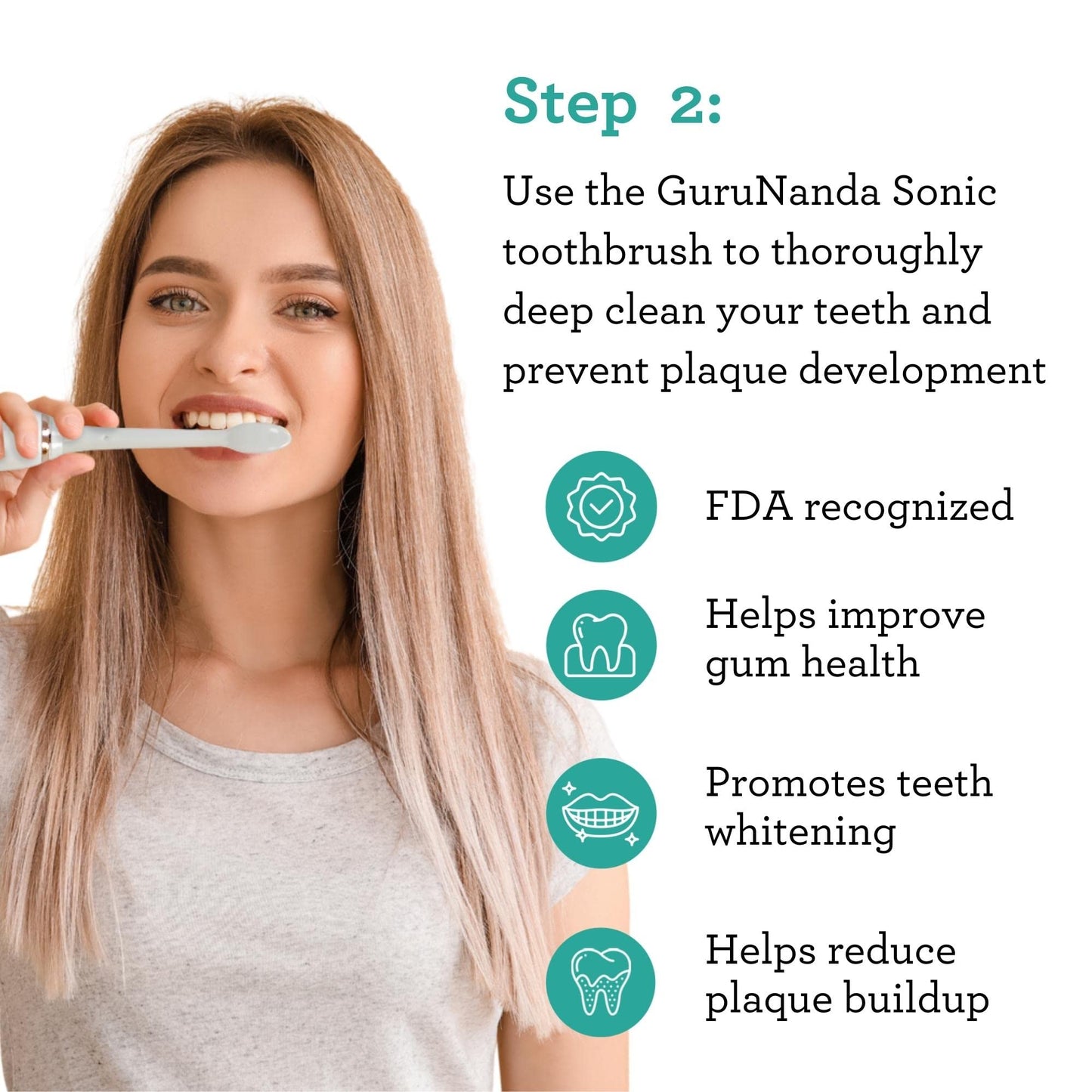 GuruNanda Better Gums Regimen 3.0 with CocoMint Pulling Oil & Tongue Scraper, Butter on Gums & Sonic Toothbrush, Portable Water Flosser, Concentrated Mouthwash & Dual Barrel Mouthwash - 7 Count