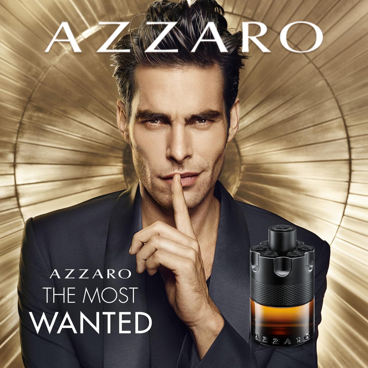 Azzaro The Most Wanted Parfum - Intense Mens Cologne - Spicy & Sensual Fragrance for Date - Lasting Wear - Irresistible Luxury Perfumes for Men, 3.3 Fl. Oz