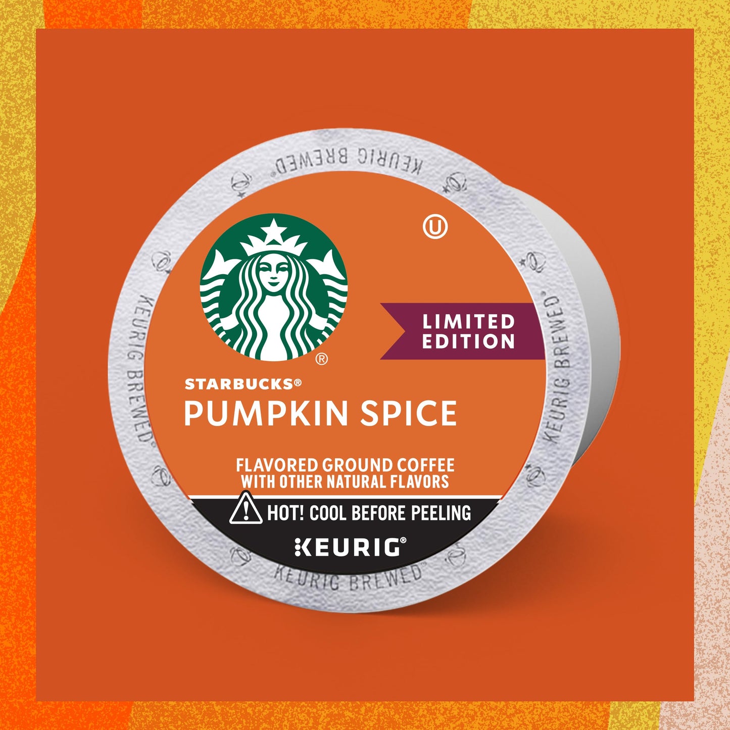 Starbucks K-Cup Coffee Pods—Pumpkin Spice Flavored Coffee—100% Arabica—Naturally Flavored—10 Count (Pack of 6)