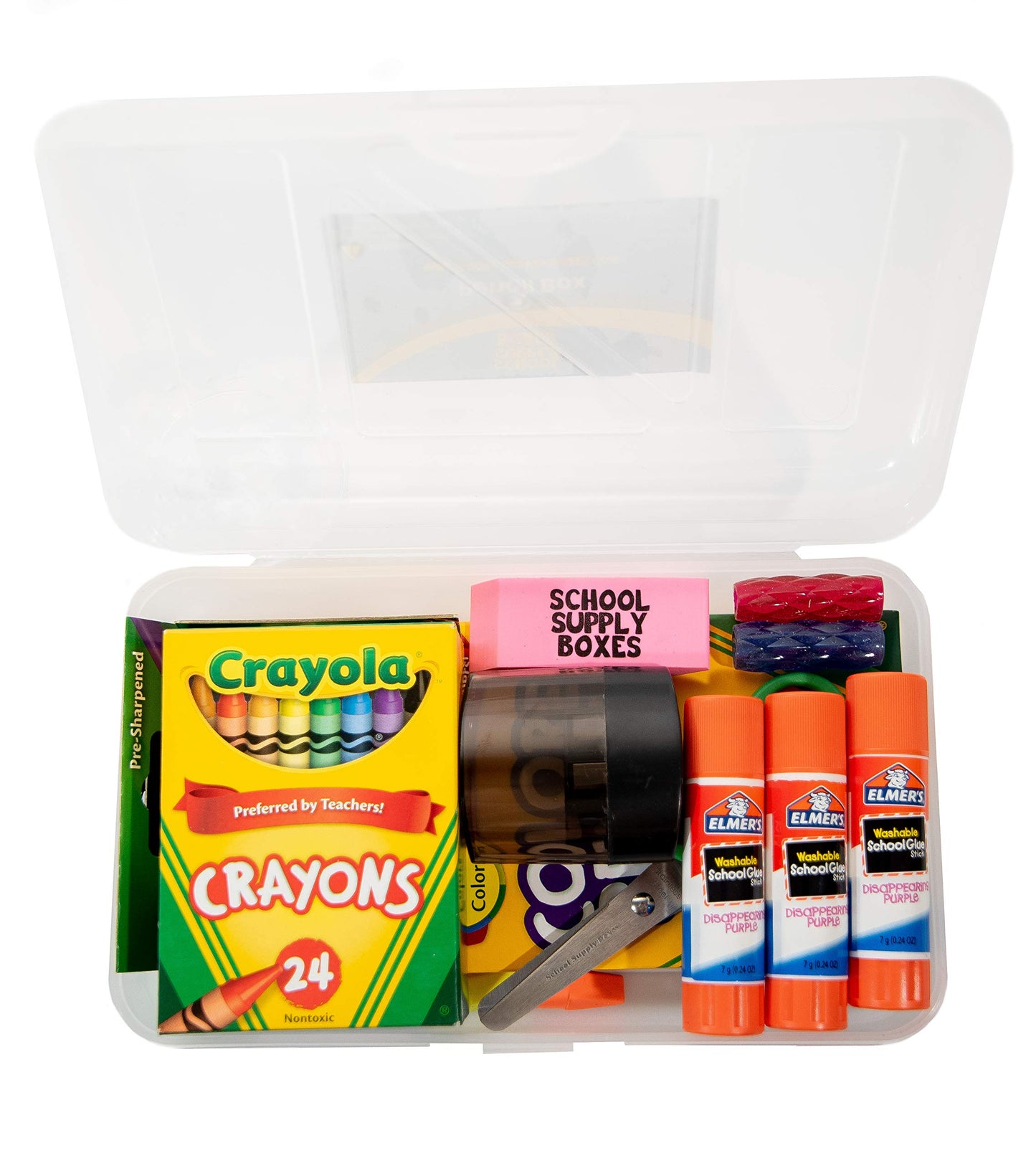 Back to School Supply Box Grades K-5 - School Supply Kit Back to School Essentials - 32 Pieces