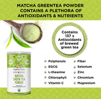 Organic Veda Matcha Green Tea Powder, Culinary Grade, USDA Certified Organic | Antioxidant Dense, 100% Pure Whole Fresh Green Tea Leaves | Face Mask, Beauty, Cooking, Baking & Latte