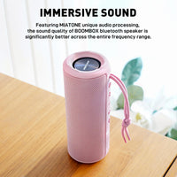 MIATONE Outdoor Portable Bluetooth Speakers Wireless Speaker Waterproof - Pink