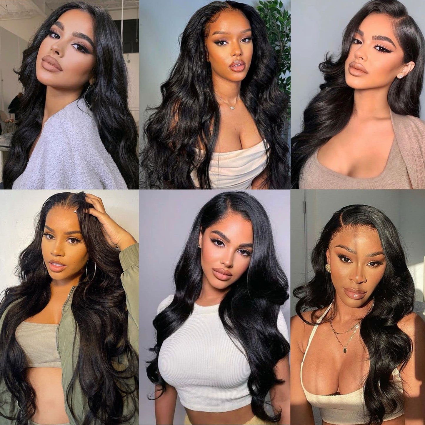 SoHygge 13x4 Lace Front Wigs Human Hair 24 Inch Lace Front Wigs Pre Plucked with Baby Hair 180% Density Glueless Human Hair Wigs for Women HD Transparent Lace Frontal Wigs Natural Black