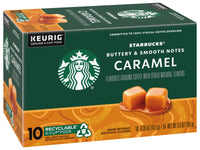 Starbucks Coffee Company Starbucks Flavored Coffee K-Cup Pods, Caramel, 10 CT