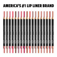 NYX PROFESSIONAL MAKEUP Slim Lip Pencil, Long-Lasting Creamy Lip Liner - Rose