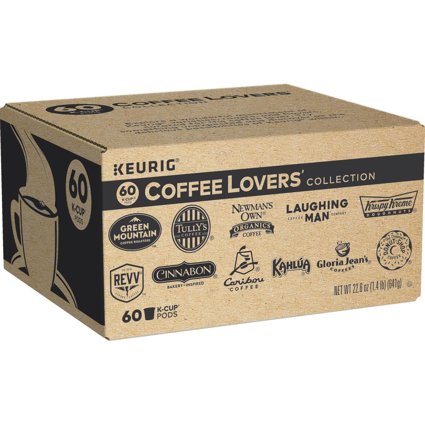 Keurig Coffee Lovers' Collection Variety Pack, Single-Serve Coffee K-Cup Pods Sampler, 60 Count