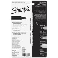 Sharpie Permanent Marker, Fine Point, Black, Pack of 5