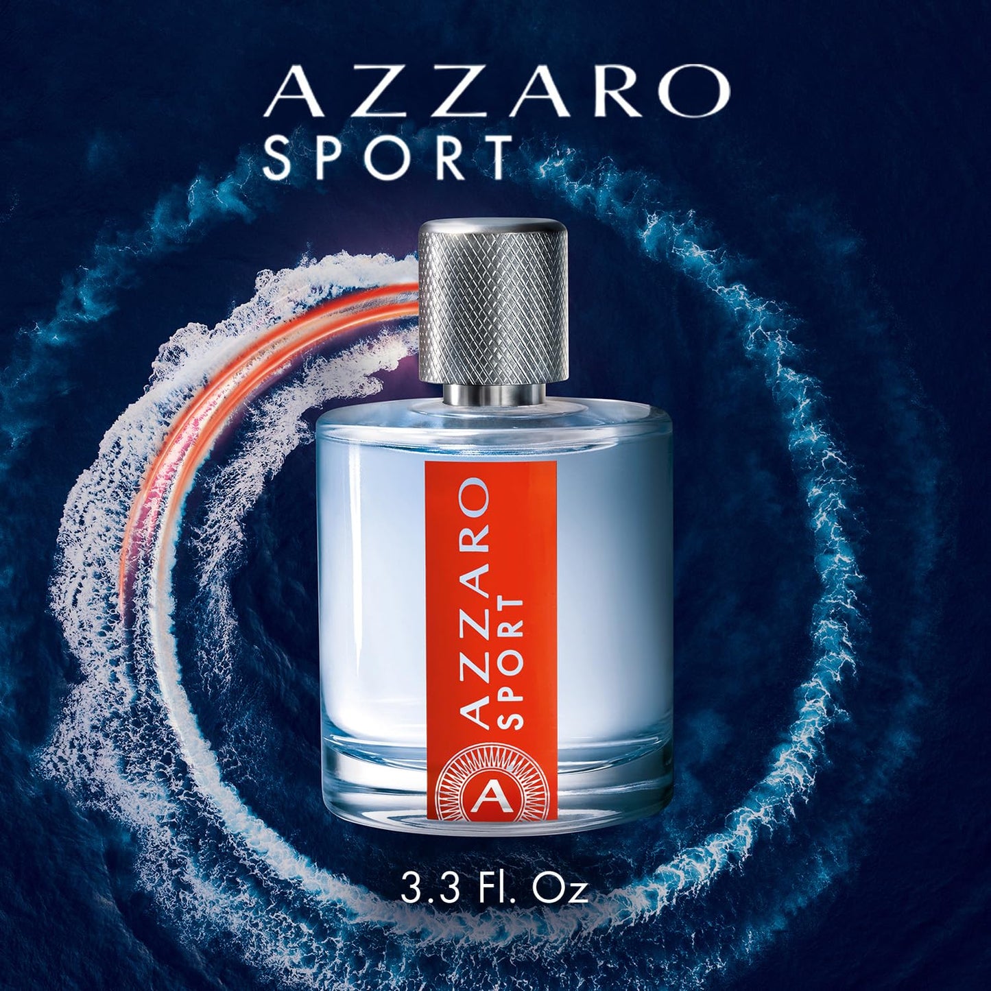 Azzaro Sport Eau de Toilette - Fresh & Clean Mens Cologne - Citrus, Aromatic & Woody Fragrance - Everyday Casual Wear - Energizing Scent - Luxury Perfumes for Men, 3.4 Fl Oz