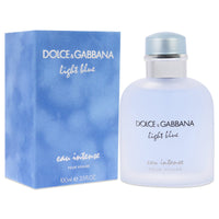 Dolce & Gabbana Light Blue Intense for Men Eau De Parfum Spray, 3.3 Fl Oz