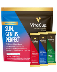 VitaCup Instant Slim Coffee 10Ct & Variety Coffee 30Ct