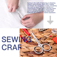 JUNING Sewing Kit with Case Portable Sewing Supplies for Home Traveler, Adults, Beginner, Emergency, Kids Contains Thread, Scissors, Needles, Measure etc