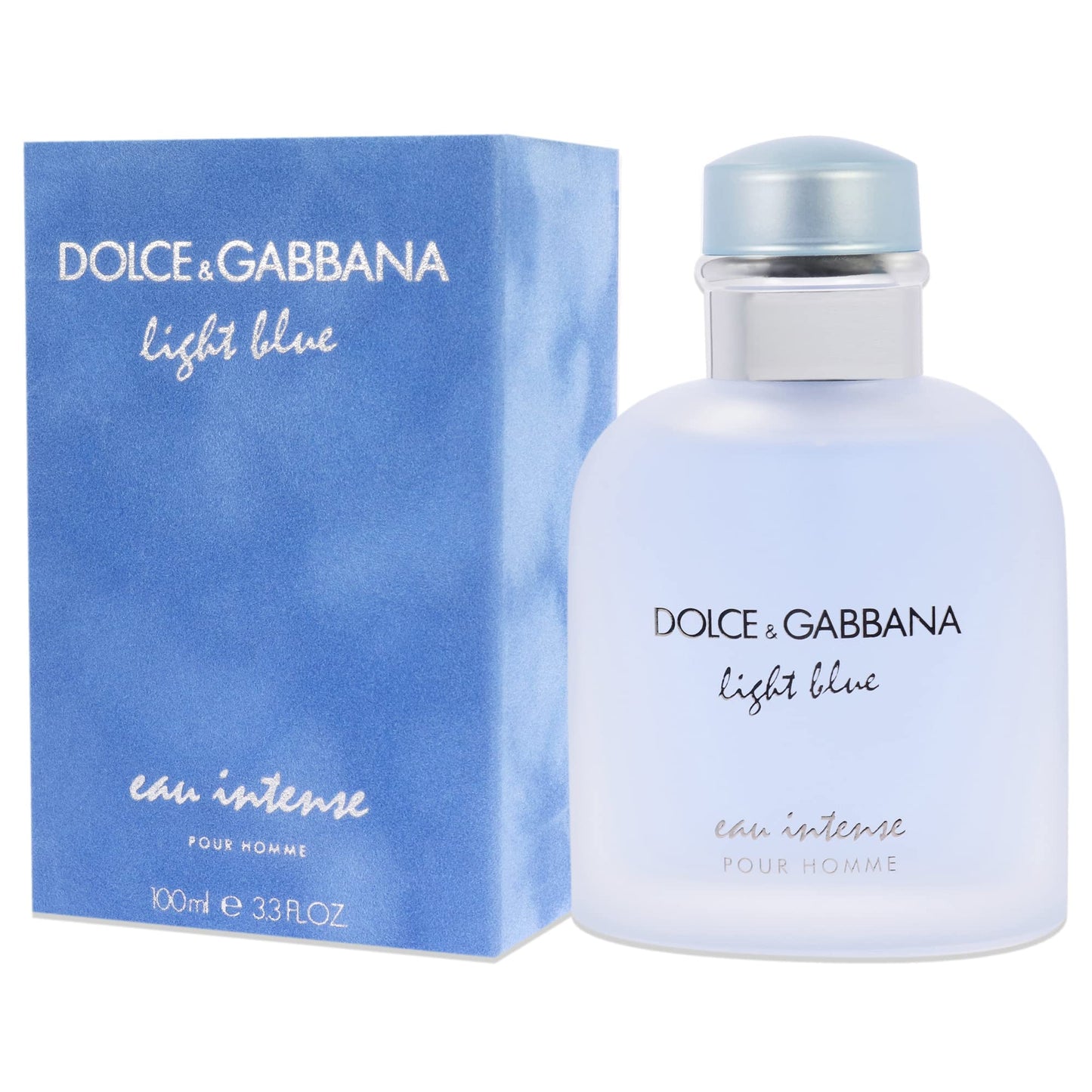 Dolce & Gabbana Light Blue Intense for Men Eau De Parfum Spray, 3.3 Fl Oz