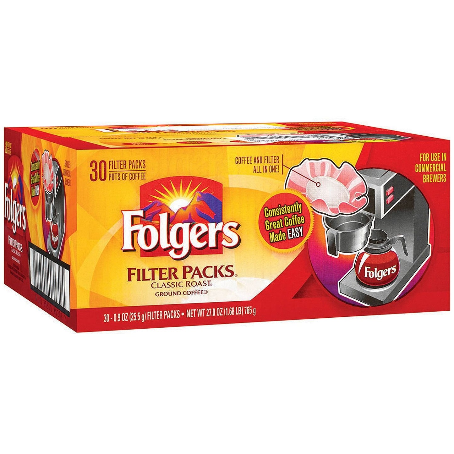 Folgers Filter Packs Classic Roast - 30ct