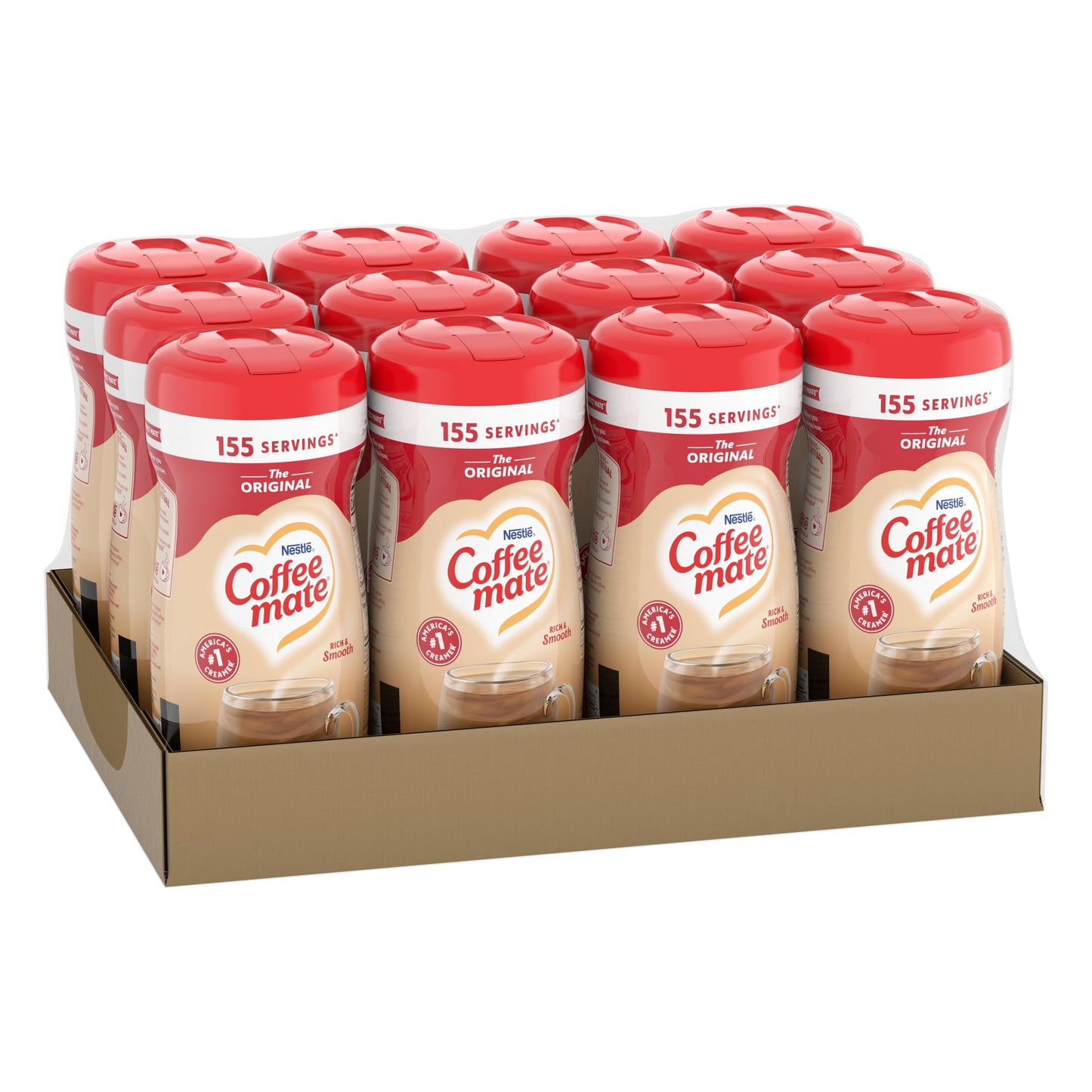 Nestle Coffee mate Coffee Creamer, Original, Powder Creamer, 11 Ounces, Pack of 12